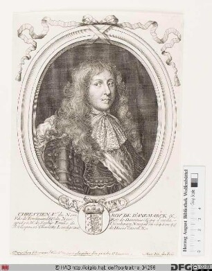 Bildnis Christian V., König von Dänemark und Norwegen, Herzog von Schleswig und Holstein (reg. 1670-99)