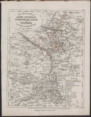 Die Fürstenthümer Lippe-Detmold, Schaunburg-Lippe und Waldeck