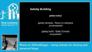 Plone on GitHubPages - Using Gatsby for blazing fast personal blogs