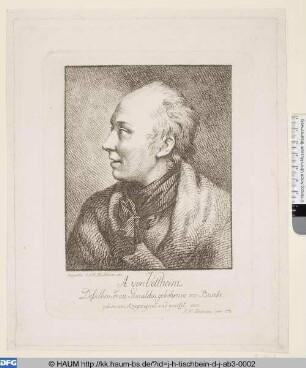A. von Veltheim [Porträt des August Ferdinand von Veltheim]