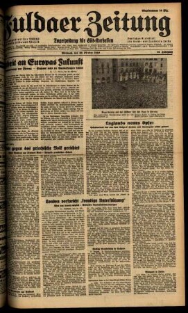 Ausgabe vom Mittwoch, den 30. Oktober 1940.
