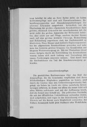 Armenkrankenpflege.