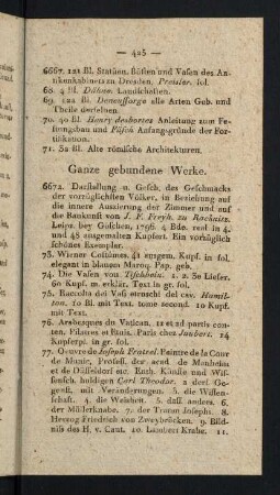 425-430, Ganze gebundene Werke.