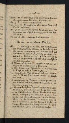 425-430, Ganze gebundene Werke.