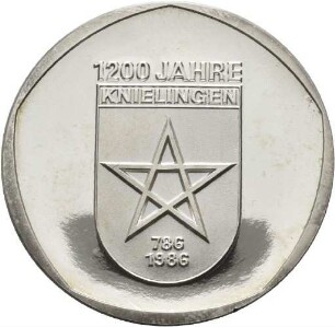 Medaille von Victor Huster auf 1200 Jahre Knielingen