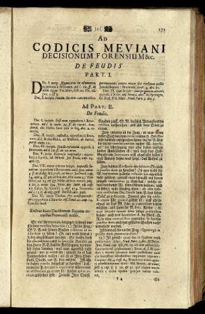 Ad Codicis Meviani Decisionum Forensium & c.