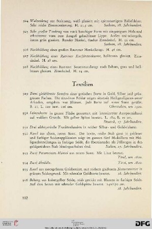 Textilien (Nr. 929-959)