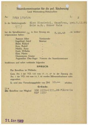 Einsiedel, Else