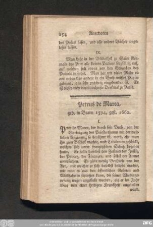 Petrus de Marca, geb. in Bearn 1594, gest. 1662.