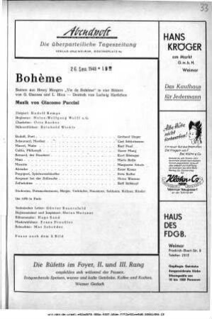 Bohème