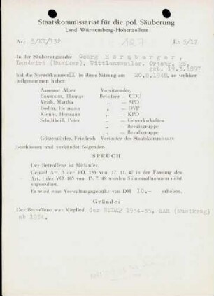 Hornberger, Georg