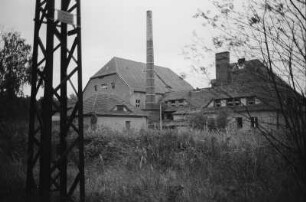 Mit Leon Lendzion in Sachsenhausen : 29. September 1997: mit Leon Lendzion in Sachsenhausen; Grossbäckerei ausserhalb des Lagers