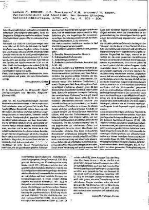 K.B. Boeckmann, K.M. Brunner, M. Eggen, Zweisprachigkeit und Identität, Klagenfurt, Drava, 1988.