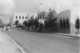 "Europäerviertel" in Mogadischu : Blick auf eine Straße im sogenannten "Europäerviertel" in Mogadischu.
