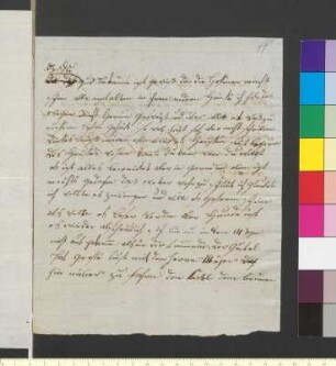 Brief von Vulpius (Goethe), Christiane an Goethe, Johann Wolfgang von