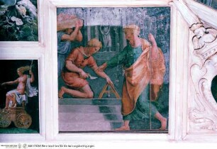Szenen aus der römischen Geschichte und Mythologie, Bau des Janustempels durch Numa Pompilius