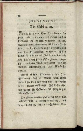 Fünftes Kapitel. Die Erdbeeren.