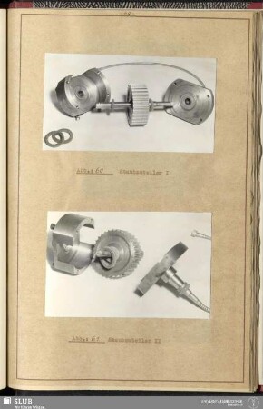 Abb. 60 Staubzuteiler I - Abb. 61 Staubzuteiler II