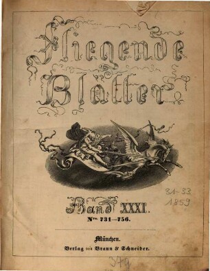 Fliegende Blätter. 31 = Nr. 731 - 756. [1859]