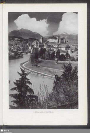 Füssen am Lech von Südosten
