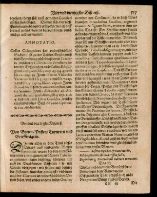 Vier und viertzigster Discurß. Von Botten/ Posten/ Currirern und Brieffträgern.
