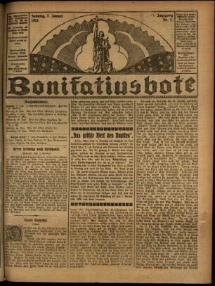 Ausgabe vom Sonntag, den 07. Januar 1923.
