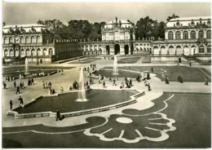 Dresden. Anlagen im Zwinger