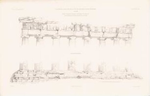 Parthenon, Athen: Details (aus: Atlas zur Zeitschrift für Bauwesen, hrsg. v. G. Erbkam, Jg. 29, 1879)
