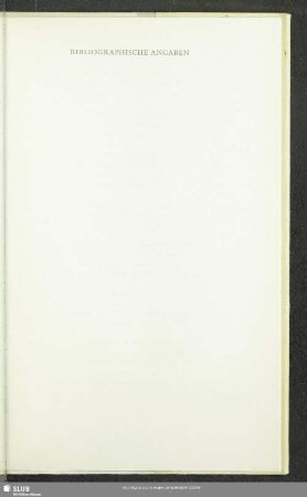 Bibliographische Angaben