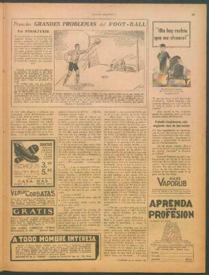 Pequeños grandes problemas del foot-ball [Dibujo] : Un penaltykik