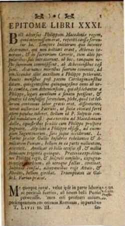 T. Livii Patavini Historiarvm Libri Qvi Svpersvnt, Tomvs III.