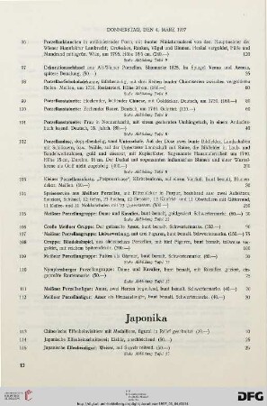 Japonika (Nr. 113-139)