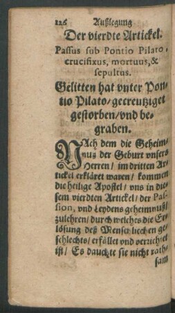 Der vierdte Artickel.