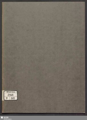 Symphonies - Mus.2968-P-502 : vl (2), vla, vlne : VogT B.II.1