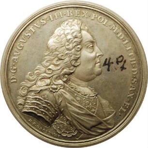 Kurfürst Friedrich August II. - polnische Krönung