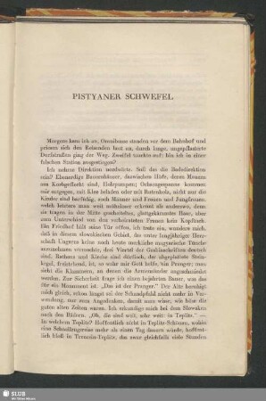 Pistyaner Schwefel
