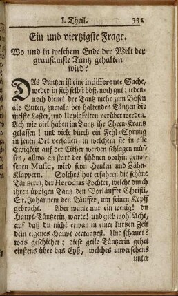 Ein und viertzigste Frage.
