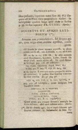 Accentus et Apices Latinorum.