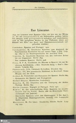 Zur Literatur