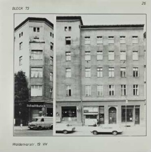 Fotografie: Waldemarstr. 19, um 1981