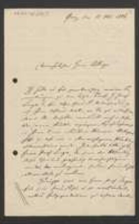 Brief von Gottlieb Haberlandt an Maximilian Westermaier