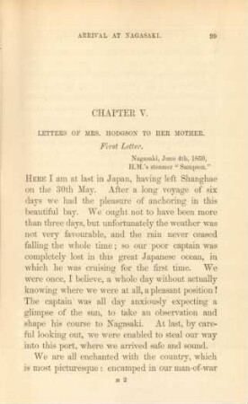 Chapter V. Letters of Mrs. Hodgson to her mother
