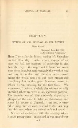 Chapter V. Letters of Mrs. Hodgson to her mother