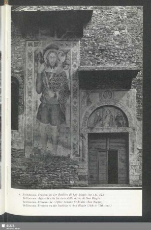 Bellinzona. Fresken an der Basilica di San Biagio (14./15. Jh.)