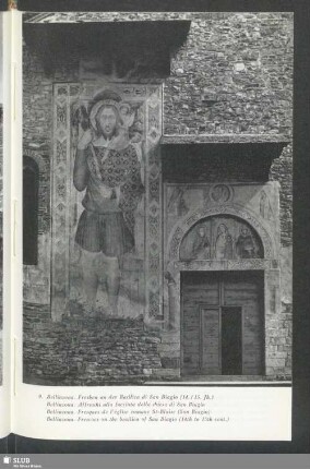 Bellinzona. Fresken an der Basilica di San Biagio (14./15. Jh.)