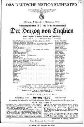 Der Herzog von Enghien