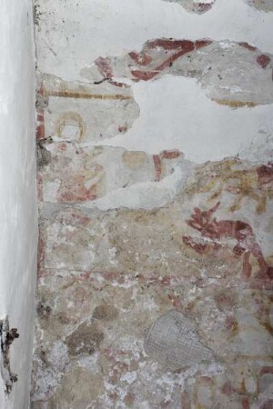 Szenen aus Heiligenlegenden — Malerei an der nördlichen Tonnenwand — Wandbild