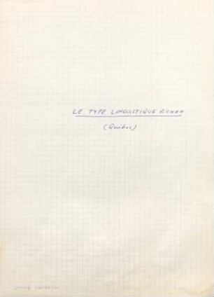 0b-10, Le type linguistique roman