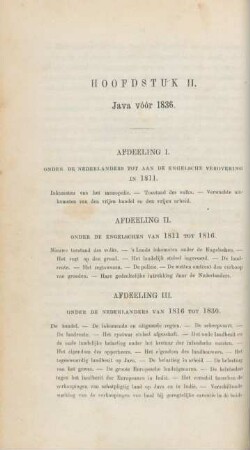 Hoofdstuk II. Java vóór 1836