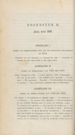 Hoofdstuk II. Java vóór 1836